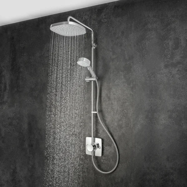 Mira Opero Dual Chrome Thermostatic Mixer Shower