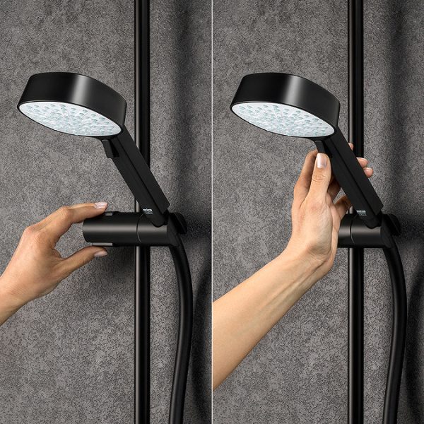 Mira Opero Dual Matt Black Thermostatic Mixer Shower - Image 7