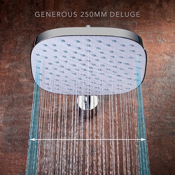 Mira Evoco Dual Outlet Chrome Thermostatic Mixer Shower - Image 3