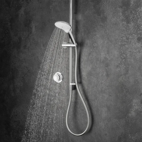 Mira Mode Ceiling Fed Digital Shower   Pumped