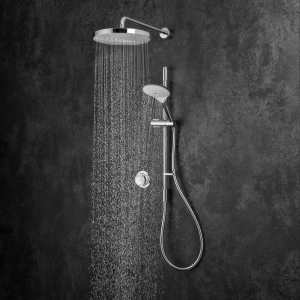 Mira Mode Dual Rear Fed Digital Shower   High Pressure