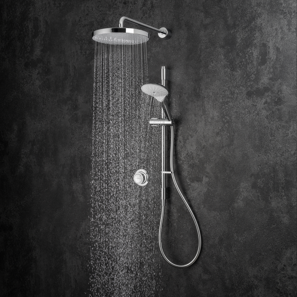 Mira Mode Dual Rear Fed Digital Shower   High Pressure
