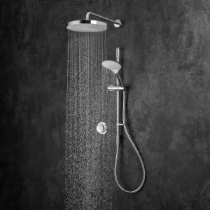 Mira Mode Dual Rear Fed Digital Shower   Pumped