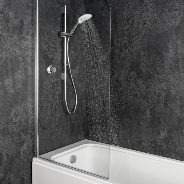 Mira Mode Rear Fed Digital Shower with Bath Filler   High Pressure