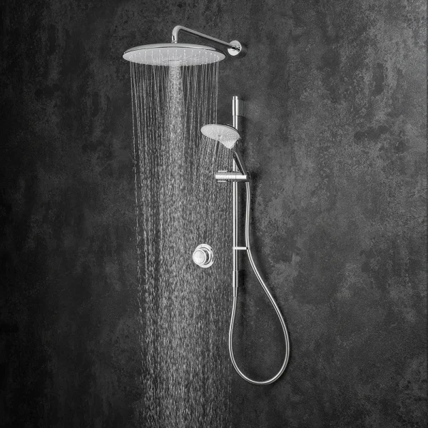 Mira Mode Maxim Rear Fed Digital Shower   Pumped
