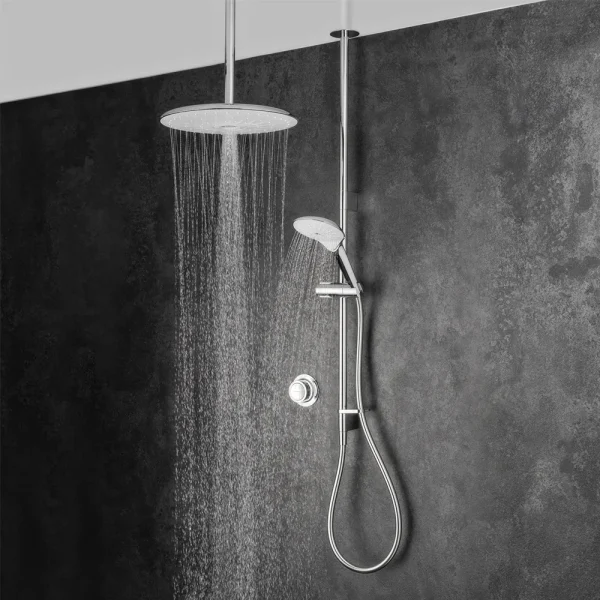 Mira Mode Maxim Ceiling Fed Digital Shower   Pumped