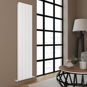 Carisa Angers Double Panel Textured White Aluminum Radiator 1800 x 395mm