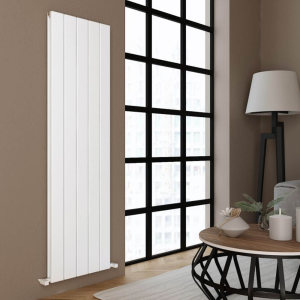 Carisa Angers Double Panel Textured White Aluminum Radiator 1800 x 495mm