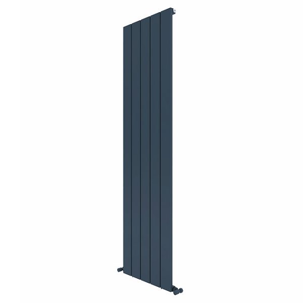 Carisa Angers Single Panel Textured Anthracite Aluminum Radiator 1800 x 495mm - Image 2