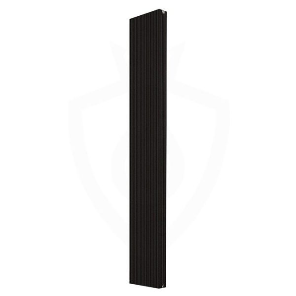 Carisa Monza Double Panel Textured Black Aluminum Radiator 1800 x 280mm - Image 4