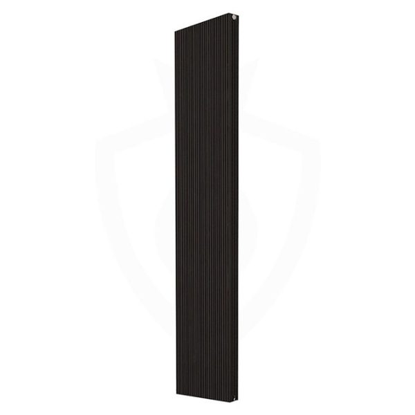 Carisa Monza Double Panel Textured Black Aluminum Radiator 1800 x 375mm - Image 4