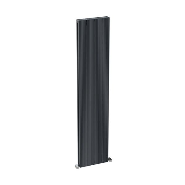 Carisa Monza Double Panel Textured Anthracite Aluminum Radiator 1800 x 375mm - Image 3
