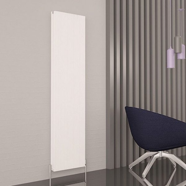 Carisa Monza Double Panel Textured White Aluminum Radiator 1800 x 470mm - Image 3