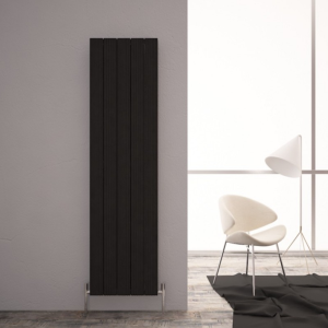 Carisa Monza Double Panel Textured Black Aluminum Radiator 1800 x 470mm