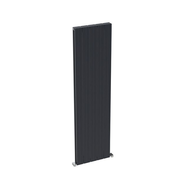 Carisa Monza Double Panel Textured Anthracite Aluminum Radiator 1800 x 470mm - Image 3