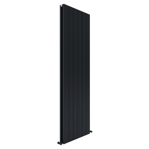 Carisa Monza Double Panel Textured Black Aluminum Radiator 1800 x 565mm