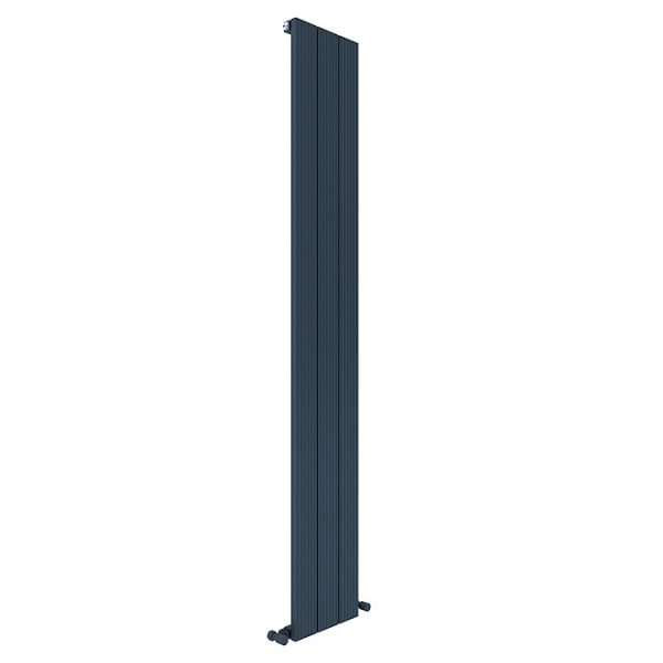 Carisa Monza Single Panel Textured Anthracite Aluminum Radiator 1800 x 280mm - Image 3