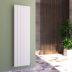 Carisa Monza Single Panel Textured White Aluminum Radiator 1800 x 470mm