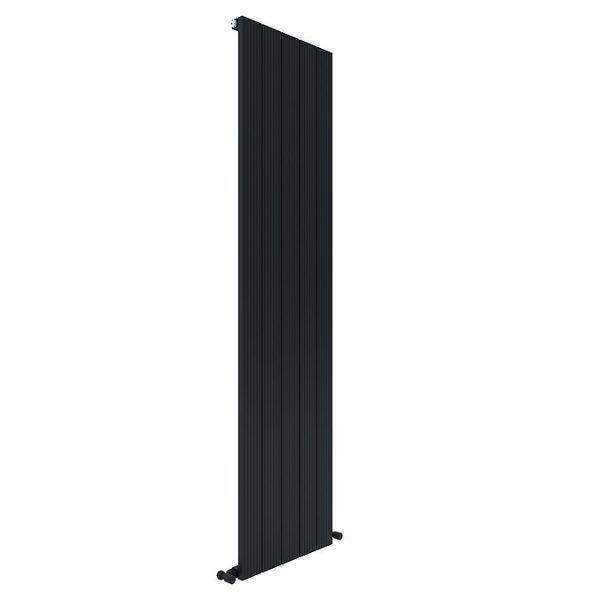 Carisa Monza Single Panel Textured Black Aluminum Radiator 1800 x 470mm - Image 3