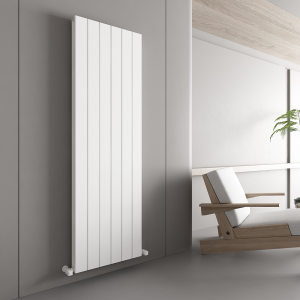 Carisa Nemo Double Panel Textured White Aluminum Radiator 1800 x 565mm