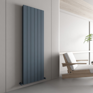 Carisa Nemo Double Panel Textured Anthracite Aluminum Radiator 1800 x 565mm