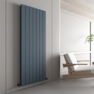 Carisa Nemo Double Panel Textured Anthracite Aluminum Radiator 1800 x 660mm