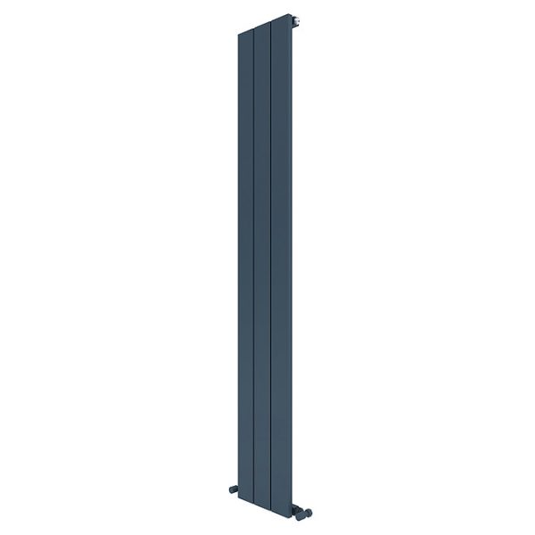 Carisa Nemo Single Panel Textured Anthracite Aluminum Radiator 1800 x 280mm - Image 3