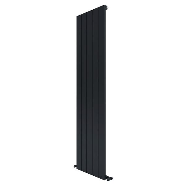 Carisa Nemo Single Panel Textured Black Aluminum Radiator 1800 x 470mm - Image 3