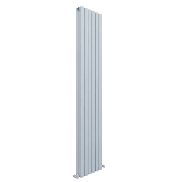 Carisa Tallis Double Panel Textured White Aluminum Radiator 1800 x 350mm - Image 3