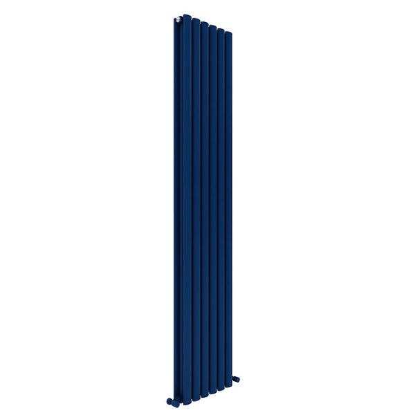 Carisa Tallis Double Panel Textured Navy Blue Aluminum Radiator 1800 x 350mm - Image 3