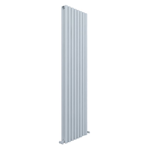 Carisa Tallis Double Panel Textured White Aluminum Radiator 1800 x 470mm - Image 3