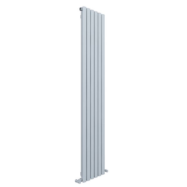 Carisa Tallis Single Panel Textured White Aluminum Radiator 1800 x 350mm - Image 3