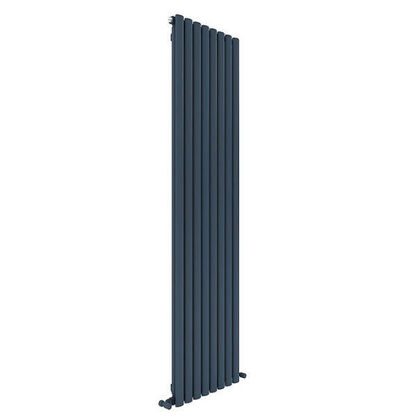 Carisa Tallis Single Panel Textured Anthracite Aluminum Radiator 1800 x 470mm - Image 3