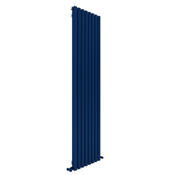 Carisa Tallis Single Panel Textured Navy Blue Aluminum Radiator 1800 x 470mm - Image 3