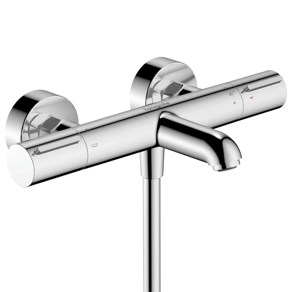 hansgrohe Ecostat Element Thermostatic Exposed Bath Shower Mixer   Chrome