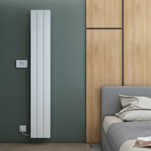 Carisa Boreas M Textured White Electric Aluminum Radiator 1800 x 276mm
