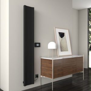 Carisa Boreas B Textured Black Electric Aluminum Radiator 1800 x 276mm
