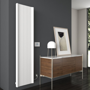 Carisa Boreas B Textured White Electric Aluminum Radiator 1800 x 462mm