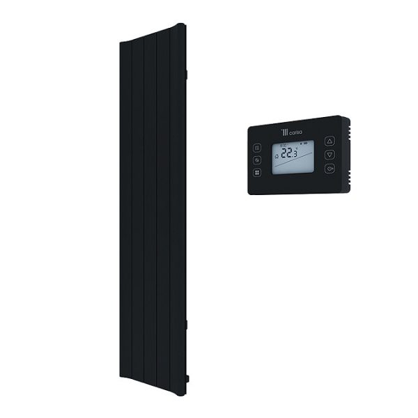 Carisa Boreas B Textured Black Electric Aluminum Radiator 1800 x 462mm - Image 3