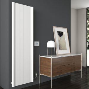 Carisa Boreas B Textured White Electric Aluminum Radiator 1800 x 555mm