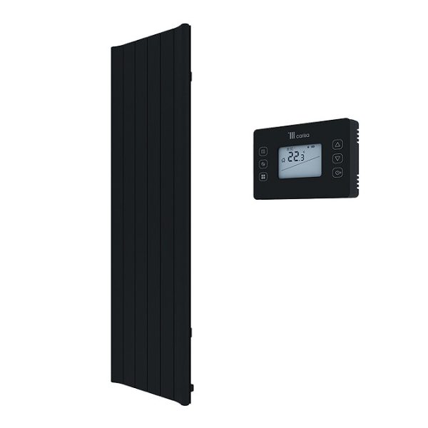 Carisa Boreas B Textured Black Electric Aluminum Radiator 1800 x 555mm - Image 3