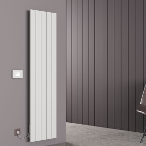 Carisa Boreas N Textured White Electric Aluminum Radiator 1800 x 462mm