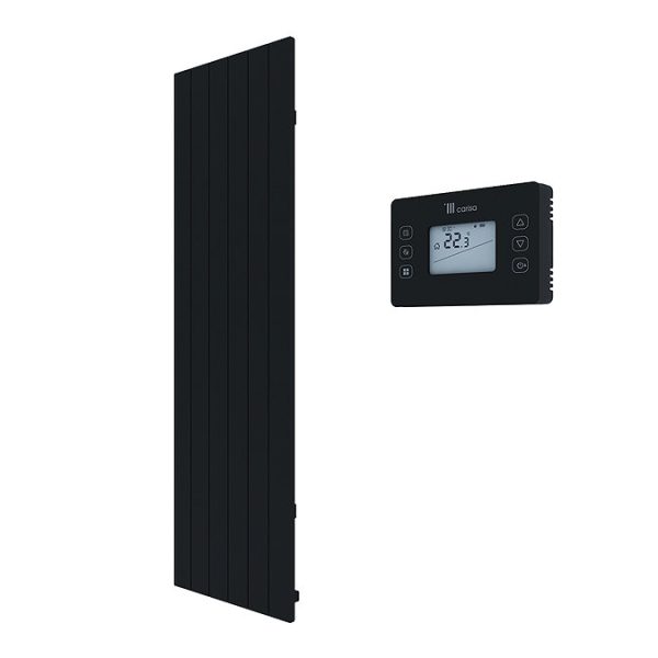 Carisa Boreas N Textured Black Electric Aluminum Radiator 1800 x 555mm - Image 3