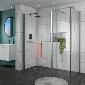 Matrix 1400 x 800mm Ultimate Walk In Enclosure + Side Panel Only 10mm (No Tray)