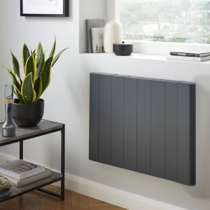 Urban Electric Smart Wifi Aluminium Panel 1500W Energy Saving Horizontal Anthracite Radiator   500 x 725mm