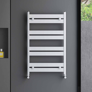 Carisa Ligne Textured White Heated Towel Rail 805 x 480mm