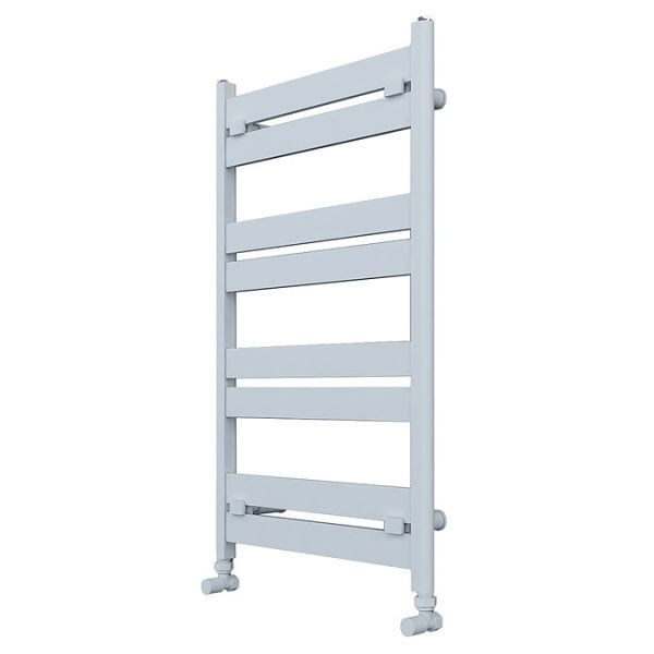 Carisa Ligne Textured White Heated Towel Rail 805 x 480mm - Image 4