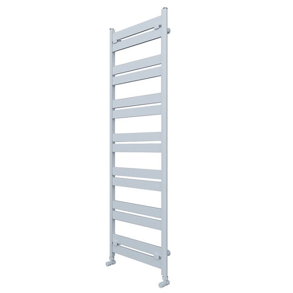 Carisa Ligne Textured White Heated Towel Rail 1435 x 480mm - Image 2