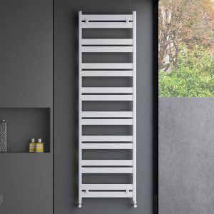 Carisa Ligne Textured White Heated Towel Rail 1645 x 480mm