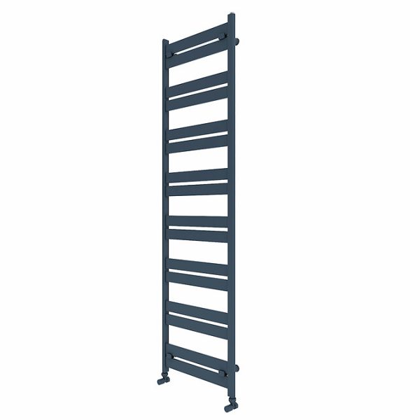 Carisa Ligne Textured Anthracite Heated Towel Rail 1645 x 480mm - Image 4